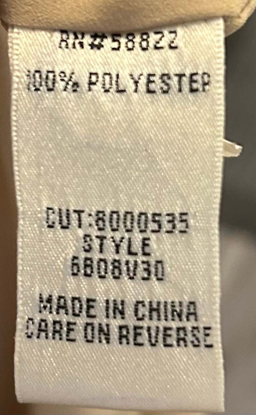 Sophie Max Studio Beige Floral Print Trapeze Tank Blouse Top - Picture 7 of 8
